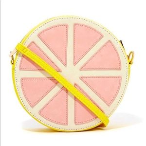 NWT Nila Anthony Pink Grapefruit Crossbody Bag